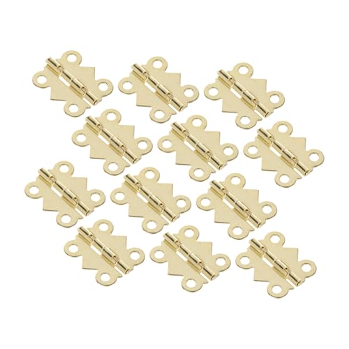 ibasenice 100 Stück Puppenhaus-Hardware Mini-Dinge Miniatur Realistische Babypuppe Blumig Plüsch Überraschungsspielzeug Mini- Bausätze Figur Zum Aufziehen Legierung Golden von ibasenice