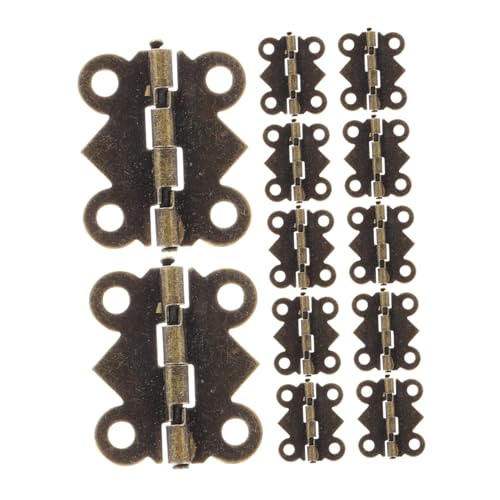 ibasenice 100 Stück Puppenhaus-Hardware Mini-Puppen Miniaturscharniere Bausätze Winzige Scharniere Miniaturen Kleine Scharniere Für Das Handwerk Häuser Dark Brown Legierung ibasenice 100 Stück Puppenhaus-Hardware Mini-Puppen Miniaturscharniere Bausätze Winzige Scharniere Miniaturen Kleine Scharniere Für Das Handwerk Häuser Dark Brown Legierung von ibasenice