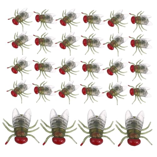 ibasenice 100 Stück Realistische Plastikfliegen Stabile Insektenspielzeuge für Halloween Wiederverwendbare Fake Bugs Authentische Nachbildung für Gruselige Partydekoration und Streiche ibasenice 100 Stück Realistische Plastikfliegen Stabile Insektenspielzeuge für Halloween Wiederverwendbare Fake Bugs Authentische Nachbildung für Gruselige Partydekoration und Streiche von ibasenice