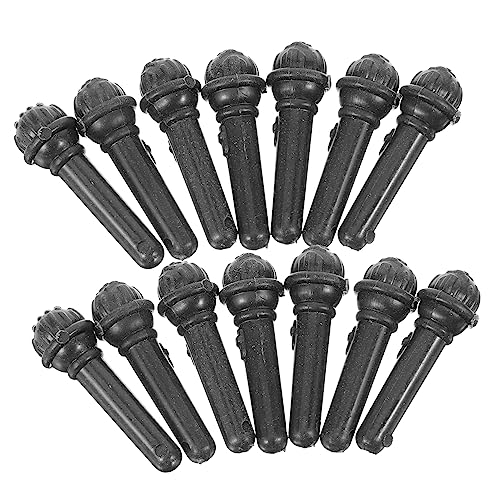 ibasenice 16 cm Puppenmikrofon-Spielzeug 100 Stück Mini-mikrofone Für Kinder Realistisches Dekoratives Mikrofon Für Das Puppenhaus von ibasenice