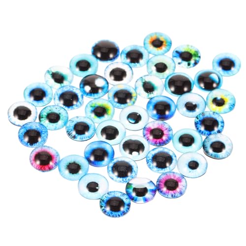ibasenice 100 Stücke Glas DIY Puppe Materialien Dekorative Puppe Augen Realistische Augäpfel von ibasenice