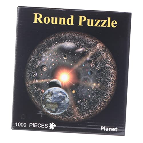ibasenice 1000 Stück Planet 1000 Puzzle-Flugzeug Puzzle Erwachsene Rätseln Intelligenz-Puzzle-Spielzeug Flaches Puzzle-Spielzeug Planeten-Puzzle von ibasenice