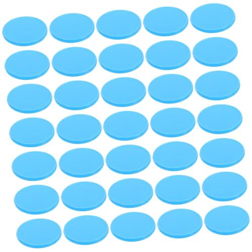 ibasenice 100St Lehrmittel belohnen Münzen Spiele Chip Brettspielmarken Stellenwertzähler Pokertischplatte kartenzähler Spielmarker für Lehrmittel Partyspiel kinderspielmarker Abs Blue von ibasenice