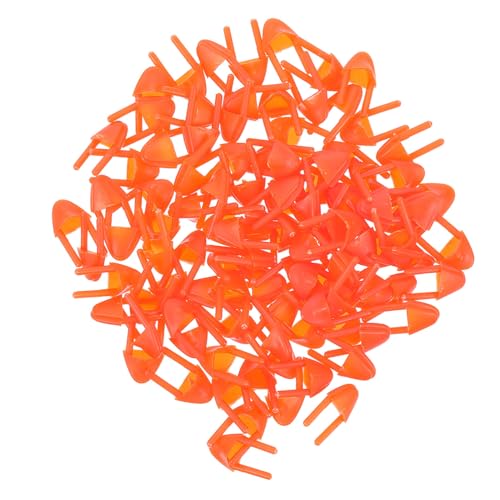 ibasenice 100St Schnabel Zubehör ferngesteuerte Schlange Tierspielzeug basteln für bastelmaterial für Munddekoration zum Selbermachen Spielzeugmund aus Kunststoff Plastik rot von ibasenice