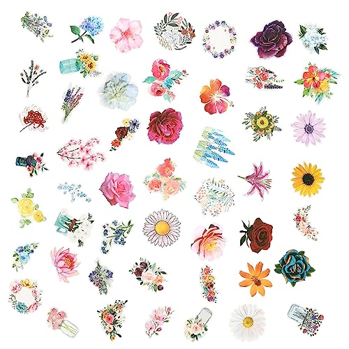 ibasenice 100Stücke wasserdichte Sonnenblumenaufkleber für Laptop Koffer und Scrapbooking Hochwertige Sticker zur Kreativen Dekoration Persönlichen Gegenständen von ibasenice