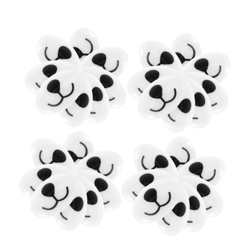 ibasenice 100st Nase Warm Kopfabdeckungen Anti-gezeichnete Kopfabdeckungen Zusätzliche Decke Plüschpuppennase Stützsaugnapf Große Hundedecke Teile Birne Logo-Wasserhahn Acryl Weiß von ibasenice