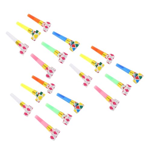 ibasenice 100st Schlag-drachen-blas-rolle Bunte Pfeife Partyausfälle Lustiges Pfeifenspielzeug Jubelpfiffe Für Karnevalsfeiern Partygeschenke Pfeifen Cheerleader Pfeifen Pvc von ibasenice