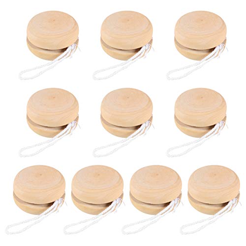 ibasenice 10St Graffiti-Jo-Jo Partytütenfüller Glückspreise für Toys jucarii pentru copii Paint Kid Toys kindgerechter Ball Reaktiver DIY-Ball Holz von ibasenice