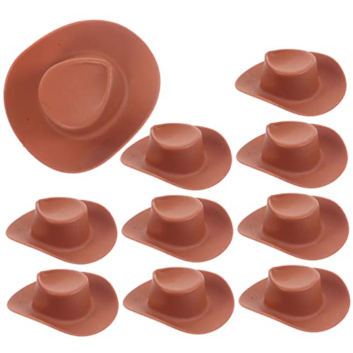 ibasenice 10St Kleiner Hut weißer Hut Cowboyhut Männer Cowgirl-Hut Minihüte für Flaschen Puppenstrohhüte puppenkleidung puppenhauszubehör Puppenhüte kleine Hüte für Puppen Plastik Brown ibasenice 10St Kleiner Hut weißer Hut Cowboyhut Männer Cowgirl-Hut Minihüte für Flaschen Puppenstrohhüte puppenkleidung puppenhauszubehör Puppenhüte kleine Hüte für Puppen Plastik Brown von ibasenice