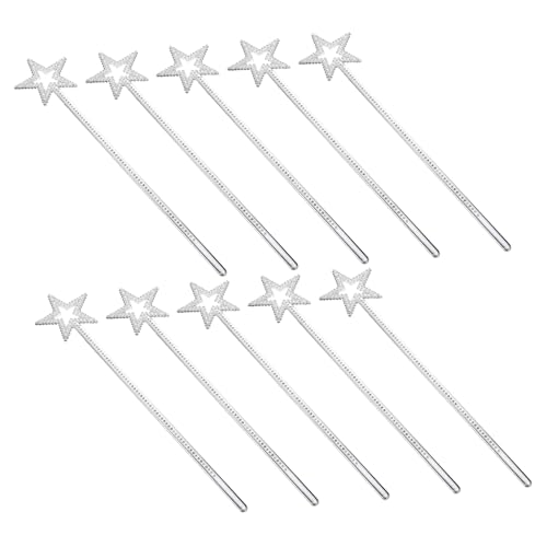 ibasenice Dance Performance Fee Zauberstäbe Kit 10 Stücke Glitter Fee Sticks für Mädchen Geburtstag von ibasenice