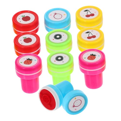 ibasenice 10Stücke Kinderstempel Selbstfärbende Stempel Für Kreative Partys Belohnungen Im Klassenzimmer Und Bastelprojekte Für Kindergeburtstage Und Kreative Aktivitäten von ibasenice