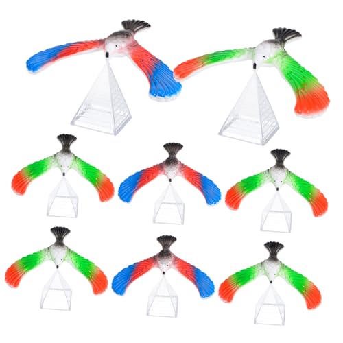 ibasenice 10Stücke Teiliges Balance Eagle Vogelspielzeug Physikalische Requisiten für Partygeschenke und Lernspielzeug und Aufmerksamkeit von ibasenice