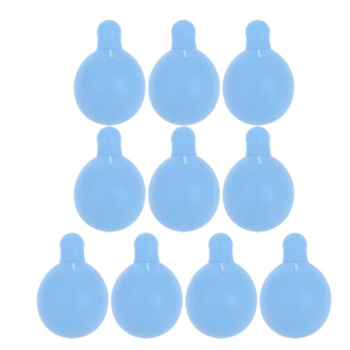 ibasenice 10st Blasenblasende Puppe Spielzeugreparaturbedarf Häkelblaseneinsatz Gehäkelter Quetschball Plüschpuppenbälle Sensorisches Ersatzplüschbälle Rasseleinsatz Sky-Blue von ibasenice