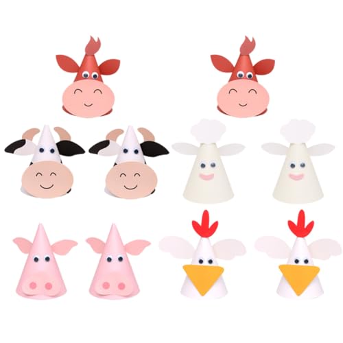 ibasenice 10-teiliges Papierhut-set für Jungen und Mädchen Zum Geburtstag. Designpapier-geburtstagshut-set ibasenice 10-teiliges Papierhut-set für Jungen und Mädchen Zum Geburtstag. Designpapier-geburtstagshut-set von ibasenice