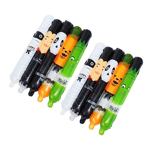 ibasenice Cartoon-ballon-stick-spielzeug 10 Stück Halloween Aufblasbare Stabballons Für Partydekorationen Foto-requisiten von ibasenice