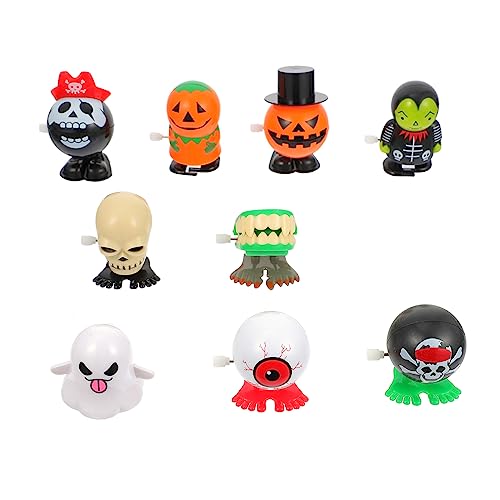 ibasenice 10st Halloween- Seltsam Zum Aufziehen Stuffer Im Freien Halloween-partybevorzugungsspielzeug Halloween Uhrwerk Halloween-Requisiten Plastik von ibasenice