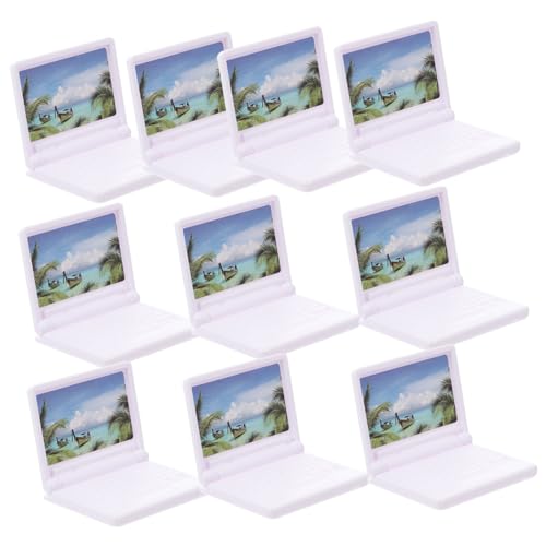 ibasenice Glattes Mini-Laptop-Spielzeug Für Puppenhaus- Mini-Notebook-Computer-Ornament ibasenice Glattes Mini-Laptop-Spielzeug Für Puppenhaus- Mini-Notebook-Computer-Ornament von ibasenice