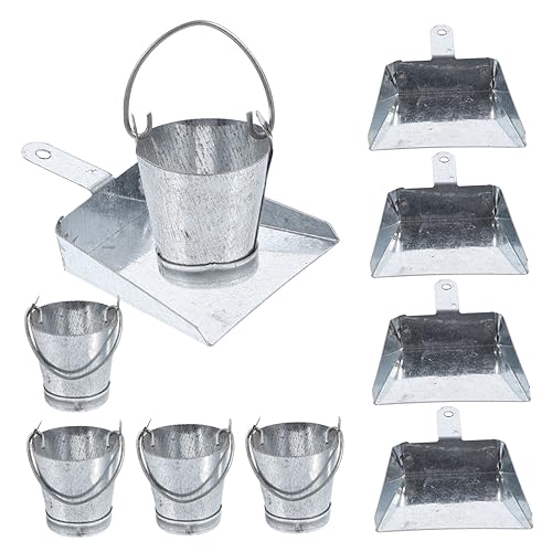 ibasenice 10st Puppenhaus-mini-Eimer Kleines Hauszubehör Künstliche Mini-Eimer Miniatur-hausornament Kleine Hausverzierung Miniatur-gartenspielzeug Miniatur-Eimer Galvanisiertes Eisen Silver ibasenice 10st Puppenhaus-mini-Eimer Kleines Hauszubehör Künstliche Mini-Eimer Miniatur-hausornament Kleine Hausverzierung Miniatur-gartenspielzeug Miniatur-Eimer Galvanisiertes Eisen Silver von ibasenice