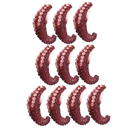 ibasenice 10st Simulierte Tintenfischklaue Oblate Weiden Gefälschter Oktopus Gefälschte Oktopus-Fotografie-Requisiten Lebensechtes Lebensmittelmodell Simulations-oktopus-Modell PVC ibasenice 10st Simulierte Tintenfischklaue Oblate Weiden Gefälschter Oktopus Gefälschte Oktopus-Fotografie-Requisiten Lebensechtes Lebensmittelmodell Simulations-oktopus-Modell PVC von ibasenice