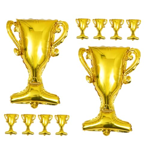 ibasenice Trophäenballons Aus Aluminiumfolie 50 8 Cm Für Abschlussfeiern Einzigartiges Trophäendesign Als Foto-requisite von ibasenice