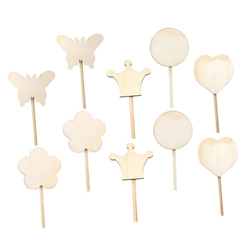 ibasenice 10stücke Teiliges DIY Holzwand-stäbe Für Feenstäbe Kreatives Bastelzubehör Aus Hochwertigem Holz Für Party Klassenzimmerprojekte von ibasenice
