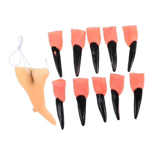 ibasenice Halloween Kostüm Zombie Gefälschte Finger Nagel Set Nase Für Cosplay Partys von ibasenice