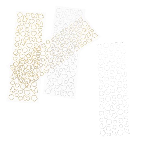 ibasenice 12 Blatt Teiliges Scrapbooking Sticker mit Gold und Silbernen Schmetterlings und Herzmotiven Selbstklebende DIY Bastelaufkleber für Fotoalben Tagebücher Kalender und Kreative ibasenice 12 Blatt Teiliges Scrapbooking Sticker mit Gold und Silbernen Schmetterlings und Herzmotiven Selbstklebende DIY Bastelaufkleber für Fotoalben Tagebücher Kalender und Kreative von ibasenice