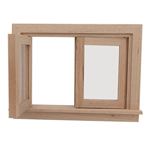 ibasenice 12 Dollhouse Fenster Für Mini Zubehör Perfekt Für Kreatives Und Basteln von ibasenice