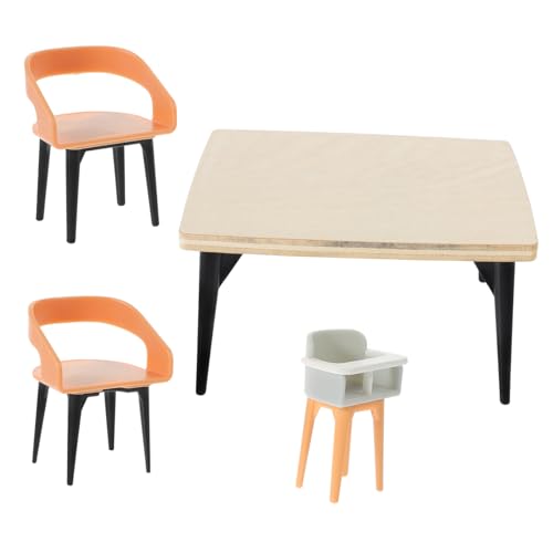 ibasenice Handwerkskunst 112 Mini-esszimmerstuhl-Tisch-Set Holz-miniaturmöbel für Jungen und Mädchen ibasenice Handwerkskunst 112 Mini-esszimmerstuhl-Tisch-Set Holz-miniaturmöbel für Jungen und Mädchen von ibasenice
