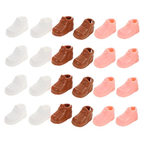 ibasenice 12 Paare Puppenschuhe für Puppen in Pink und Weiß Hochformat Sneakers und Stiefel Zubehör für DIY Puppenhaus und Kreative Spielmöglichkeiten ibasenice 12 Paare Puppenschuhe für Puppen in Pink und Weiß Hochformat Sneakers und Stiefel Zubehör für DIY Puppenhaus und Kreative Spielmöglichkeiten von ibasenice
