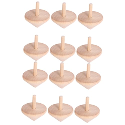 ibasenice 12 Stck Holzspielkreisel Teiliges Traditionelles Lernspielzeug für Kleinkinder Natürliche Holzfarbe Pädagogisches Drehkreisel zur Kreativität und Motorischer Fähigkeiten ibasenice 12 Stck Holzspielkreisel Teiliges Traditionelles Lernspielzeug für Kleinkinder Natürliche Holzfarbe Pädagogisches Drehkreisel zur Kreativität und Motorischer Fähigkeiten von ibasenice