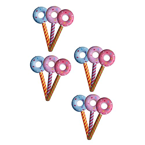 ibasenice 12 Stk aufblasbares Donut- ballons balloons balons Donut-Dekoration ballonie Ereignis Palettendekoration Aufblasgerät Textmarker Partyballon Donut-förmiger Ballon PVC ibasenice 12 Stk aufblasbares Donut- ballons balloons balons Donut-Dekoration ballonie Ereignis Palettendekoration Aufblasgerät Textmarker Partyballon Donut-förmiger Ballon PVC von ibasenice