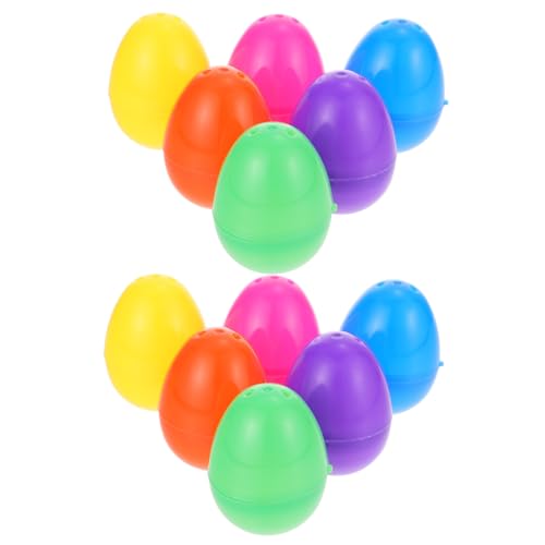 ibasenice 12 Stk. Ei Dekoration ostereier für easter decorations Ostereier für Spiele buntes Osterei Osterkörbe spielzeuge befüllbare ostereier Osterei- Plastik ibasenice 12 Stk. Ei Dekoration ostereier für easter decorations Ostereier für Spiele buntes Osterei Osterkörbe spielzeuge befüllbare ostereier Osterei- Plastik von ibasenice