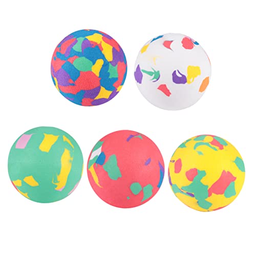 ibasenice 12 Stück Ballspielzeug prallen Kinderspielzeug für Toys spielsachen Outdoor Toys Kid Toys Flummi Solider Sprungball Hüpfbauer Eva Colorful von ibasenice