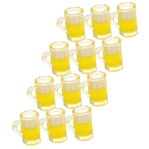 ibasenice 12 Stück Bierkrüge Dekorative Puppenhaus Zubehör für Landschaften Resin Material Tischdekoration und Foto Requisiten Kleine Bier Tassen für Rollenspiele ibasenice 12 Stück Bierkrüge Dekorative Puppenhaus Zubehör für Landschaften Resin Material Tischdekoration und Foto Requisiten Kleine Bier Tassen für Rollenspiele von ibasenice