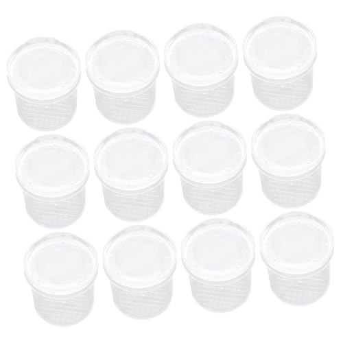 ibasenice 12 Stück Boxen Insektenbeobachtungsbox Mülleimer Netze Speisekammer Durchsichtiger Beobachter Luftlupe Critter Spider Container Outdoor Töpfe Deckel Insektenfang ibasenice 12 Stück Boxen Insektenbeobachtungsbox Mülleimer Netze Speisekammer Durchsichtiger Beobachter Luftlupe Critter Spider Container Outdoor Töpfe Deckel Insektenfang von ibasenice