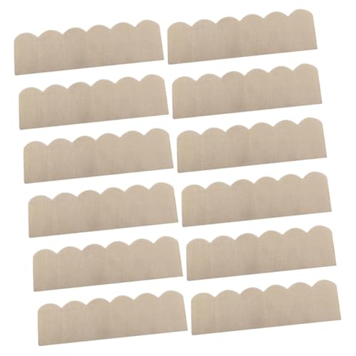 ibasenice 12 Stück Dekoration Fliesen Miniature Tiles Mini roof Tiles Miniature House Accessories Model Landscaping Accessories kleine Miniaturfliesen Miniatur-Gartenfliesen Birke von ibasenice
