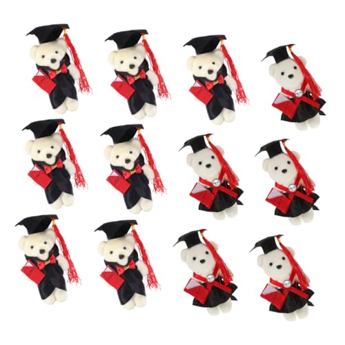 ibasenice 12 Stück Doktorbär Bouquet Materialien abschluss Mini-Abschlussbär-Ornament Abschlusspuppe Plüschtiere der Abschlusssaison Graduation Mini Animal Plüschspielzeug Stoff ibasenice 12 Stück Doktorbär Bouquet Materialien abschluss Mini-Abschlussbär-Ornament Abschlusspuppe Plüschtiere der Abschlusssaison Graduation Mini Animal Plüschspielzeug Stoff von ibasenice