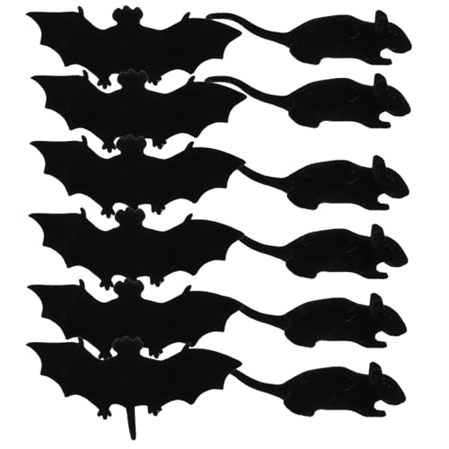 ibasenice Halloween Decor 12pcs Bat Spielzeug Trick Werkzeuge Vielseitig Dekorative Requisiten ibasenice Halloween Decor 12pcs Bat Spielzeug Trick Werkzeuge Vielseitig Dekorative Requisiten von ibasenice