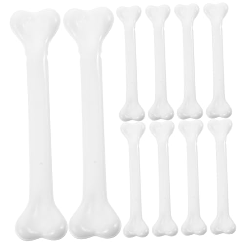 ibasenice 12 Stück Kleine Knochen Halloween Mini Skelette Skelett Dekoration Aufblasbare Halloween Artikel Miniatur Halloween Knochen Halloween Halloween Dekorationen Knochen von ibasenice