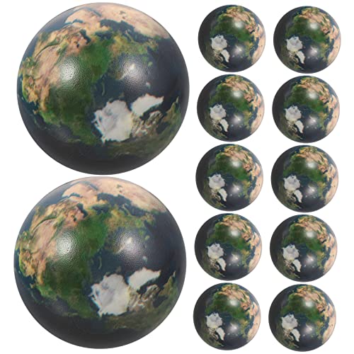 ibasenice 12 Stück Kugel Quetschen Zum Stressabbau Bälle Abprallen Lassen Frühes Lernspielzeug Für Planeten Gastgeschenke Springende Bälle Polyurethan von ibasenice
