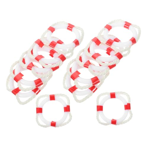ibasenice 12stücke Mini Rettungsring Deko Für Mediterrane Strand Dekoration Handgemachte Accessoires Für Projekte Kleine Schwimmring Ornamente Rot ibasenice 12stücke Mini Rettungsring Deko Für Mediterrane Strand Dekoration Handgemachte Accessoires Für Projekte Kleine Schwimmring Ornamente Rot von ibasenice