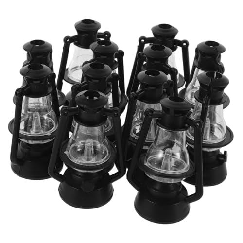 ibasenice 12 Stück Mini-Petroleumlampe Ornamente Miniaturen Figuren wohnaccessoires Dekoration für Miniaturhäuser Modelllampe Puppenlampendekoration Miniatur-Laterne Harz Black ibasenice 12 Stück Mini-Petroleumlampe Ornamente Miniaturen Figuren wohnaccessoires Dekoration für Miniaturhäuser Modelllampe Puppenlampendekoration Miniatur-Laterne Harz Black von ibasenice