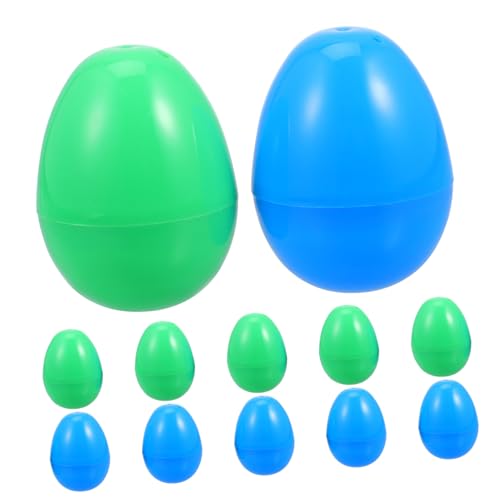 ibasenice Ostereier Groß 12pcs Kunststoff Ostereier Dekorationen Ostern Ostern Spiele 6cm von ibasenice