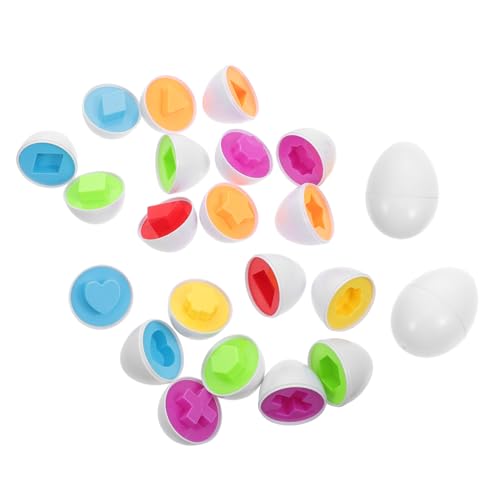 ibasenice 12-teiliges Baby-Form-Puzzle Pädagogisches Spielzeug Kleinkind Kognitive Entwicklung Passendes Spiel Für Jungen Und Mädchen von ibasenice