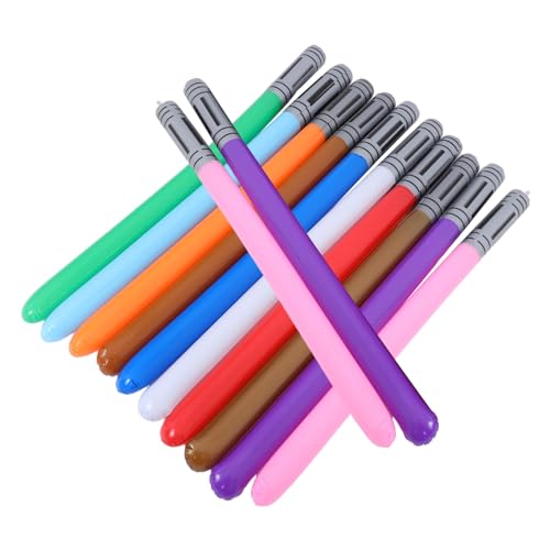 ibasenice 12 Stück Schwerter Leicht Lustige Spiele – Gaming Cartoon Neuheit Lustige Kinderballons Jungen Requisiten Geburtstags Und Festivalgeschenke Zauberstabfüller Kindersichere von ibasenice