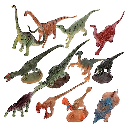 ibasenice 12stücke Teiliges Simulierte Dinosaurier Figuren Deko Für Kindergeburtstage Dinosaurier Themenpartys Für Jungen Und Mädchen von ibasenice