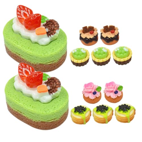 ibasenice 12 Stück Simulierter Obstkuchen Miniatur-puppenhaus Halloween Streusel Zum Dekorieren Von Kuchen Faux-kuchenscheibe Kuchen-Display-Modell Kuchenimitat Gefälschtes Kuchenmodell Harz ibasenice 12 Stück Simulierter Obstkuchen Miniatur-puppenhaus Halloween Streusel Zum Dekorieren Von Kuchen Faux-kuchenscheibe Kuchen-Display-Modell Kuchenimitat Gefälschtes Kuchenmodell Harz von ibasenice