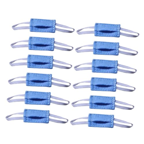 ibasenice 12 Stück Spielzeugmaske für kinderspielzeug игрушки для девочек spielzeuge toys for Miniatur-Gesichtsmaske Minipuppenmaske Mini-Maske Stoff Blue von ibasenice