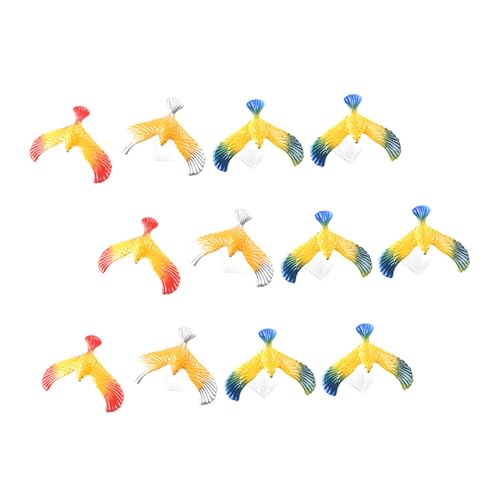 ibasenice 12 Stück Teiliges Balance mit Greifvogel Motiv Kinderfreundlich aus Sicherem Kunststoff Balanciert Finger und Tisch Lernspielzeug Geschicklichkeit und Neugier Zufällige Farbe von ibasenice
